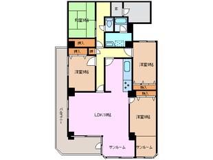 川原町駅 徒歩3分 8階の物件間取画像